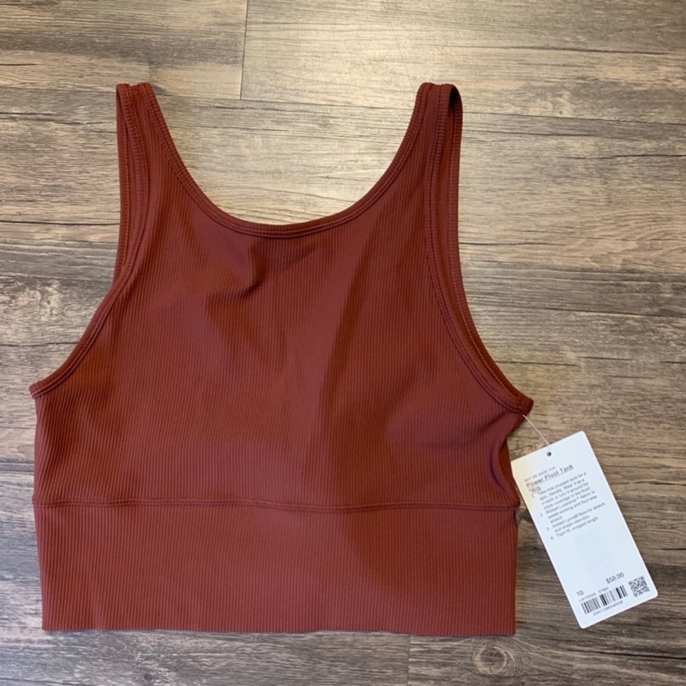 Lululemon Power Pivot Tank Ribbed